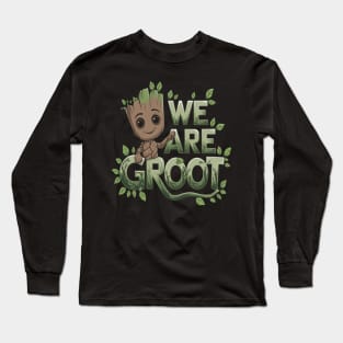 Marvel Earth Day We Are Groot Long Sleeve T-Shirt
